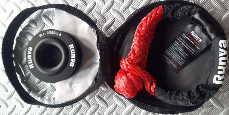 Aluminium Recovery ring + Softshackle COMBO