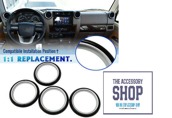 Toyota Landcruiser 70 Series Special Edition Vent Ring Covers