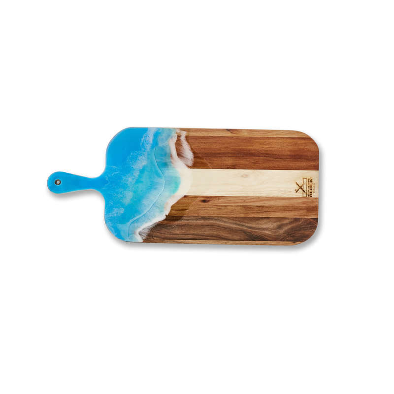My Butchers Block Cheese Serving Board Large Resin Blue