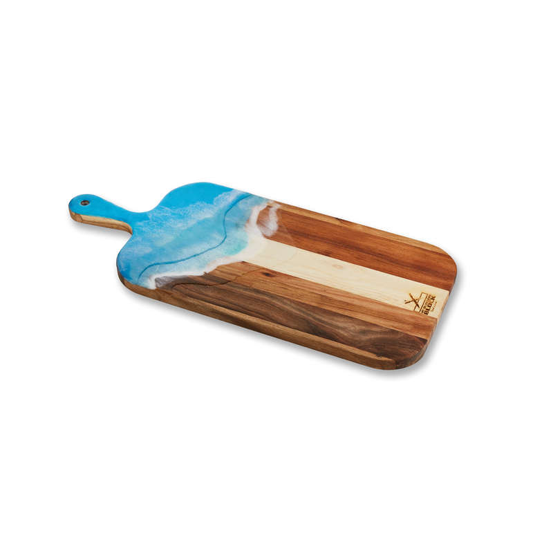 My Butchers Block Cheese Serving Board Large Resin Blue