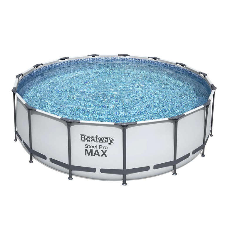 Round Frame Pool Set Grey, Pump, Filter 4.678L 3.05m x 76cm Bestway