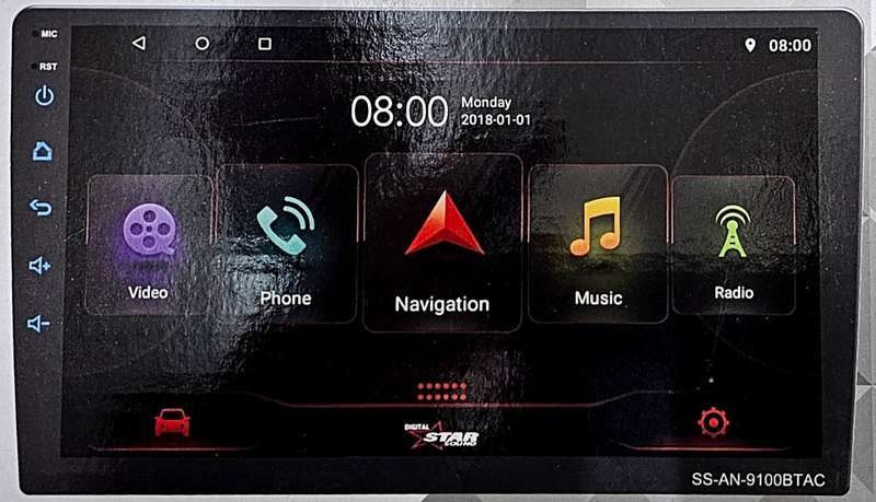 Starsound 9 inch Android Media Unit with CarPlay SS-AN-9100BTAC