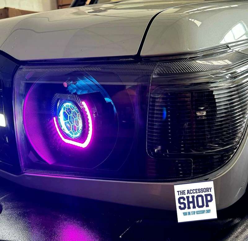 Toyota Landcruiser 79 series LED headlight replacement.
