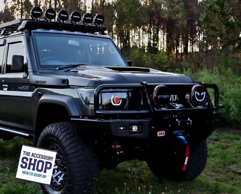 Toyota Landcruiser 79 series LED headlight replacement.