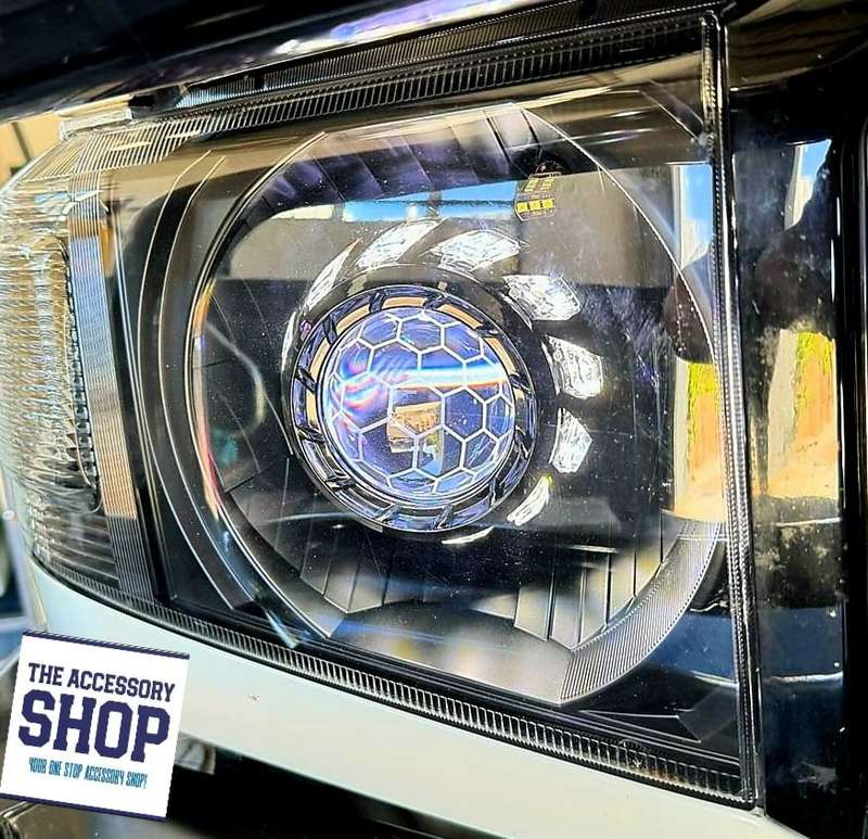 Toyota Landcruiser 79 series LED headlight replacement.