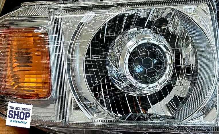 Toyota Landcruiser 79 series LED headlight replacement.