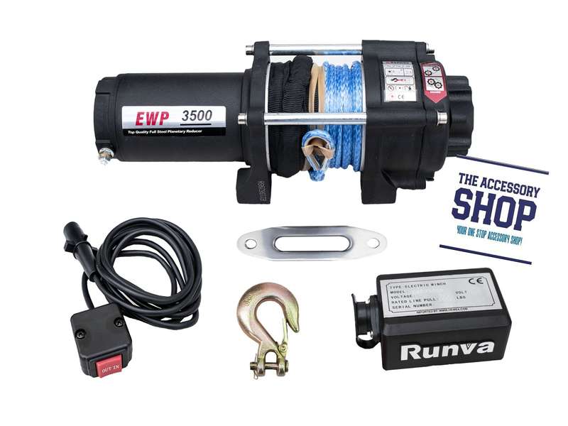 Runva Winch- Synthetic Rope 3500lbs (1588Kg)