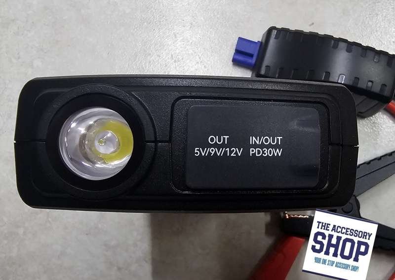 Portable lithium-ion Jump Start 250 Amp Starting Current