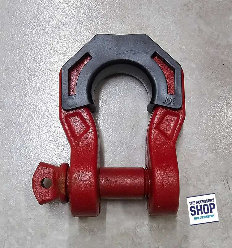 Bow Shackle Large 5 Ton Red or Black