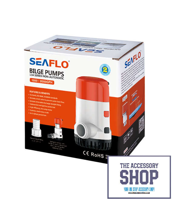 Seaflo bilge pump 12volt  7.5amp -2000gph