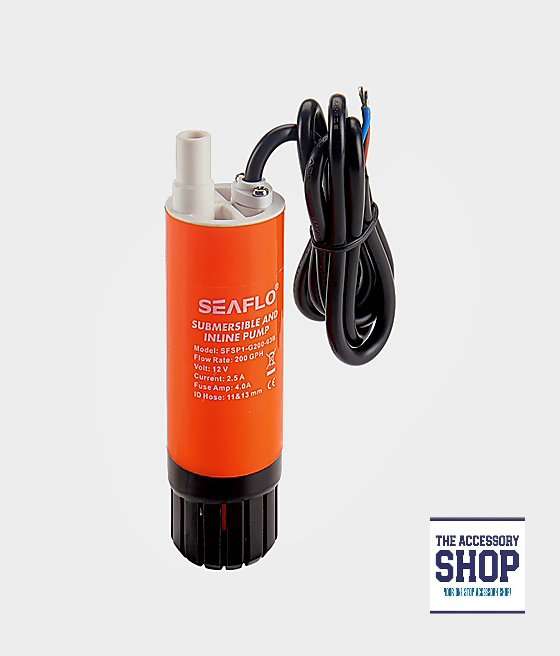 Seaflo Submersible inline pump 200gph