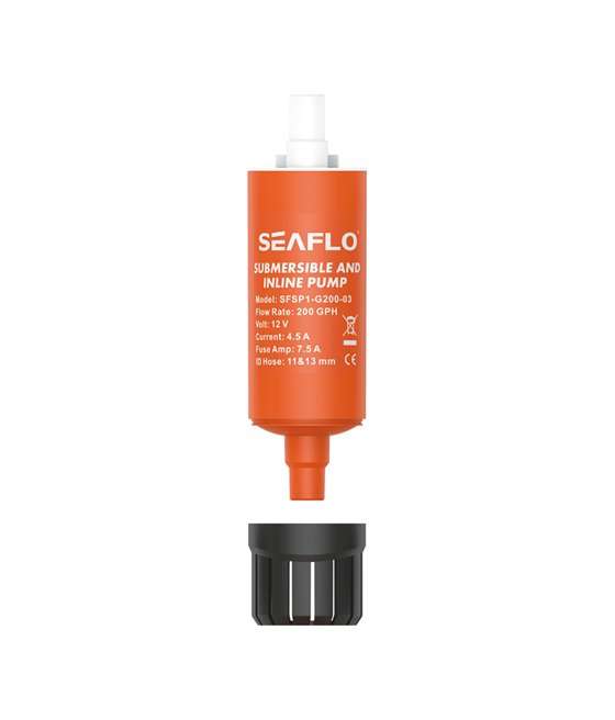 Seaflo Submersible inline pump 200gph