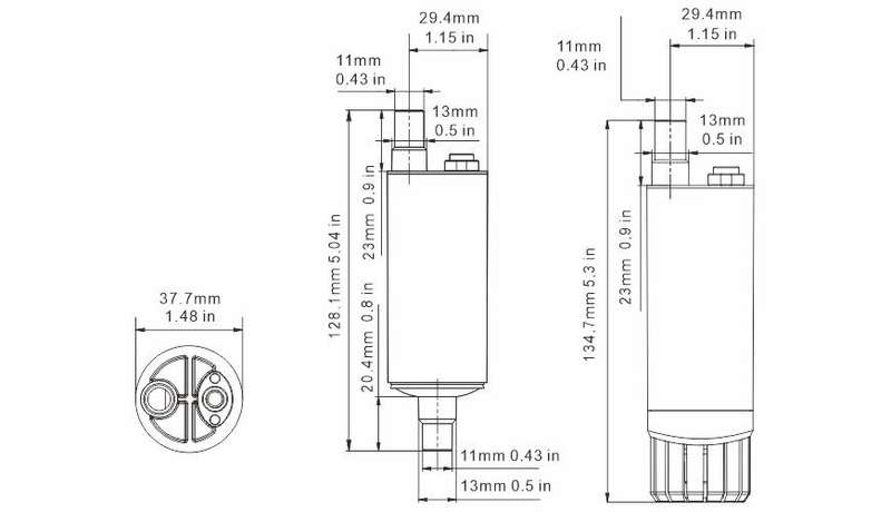 Seaflo Submersible inline pump 200gph