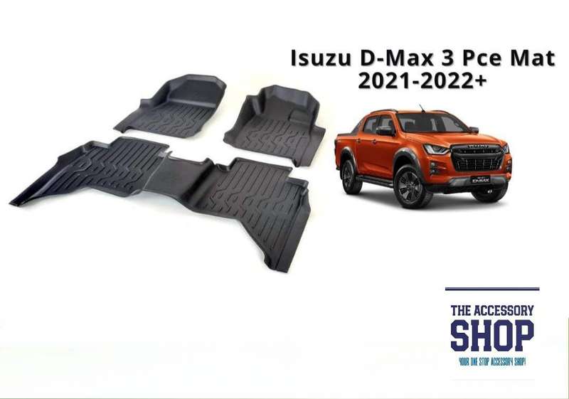 Isuzu D Max moulded mats Gen7 2022-