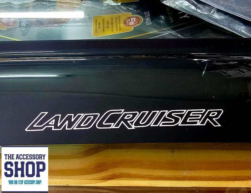 Toyota Landcruiser 70 series Wind Deflectors Gloss black Double cab / Single cab, incl new 2024 m...