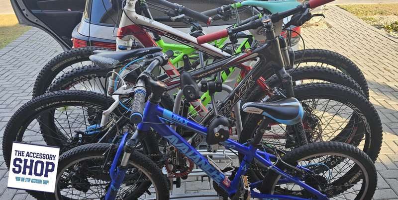 Tow Ball Mounting Bicycle Rack - 4 bike Carrier (Tilt)