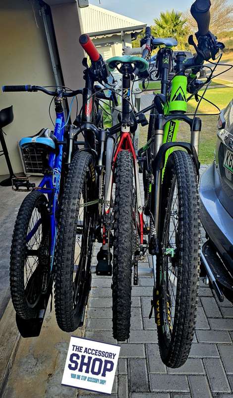 Tow Ball Mounting Bicycle Rack - 4 bike Carrier (Tilt)