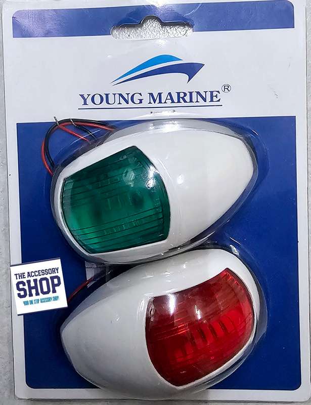 Marine Navigation Lamp Led Pair Red & Green