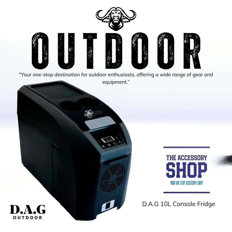 Center Console 10l Fridge With Cup Holder DAG Grey or Blue