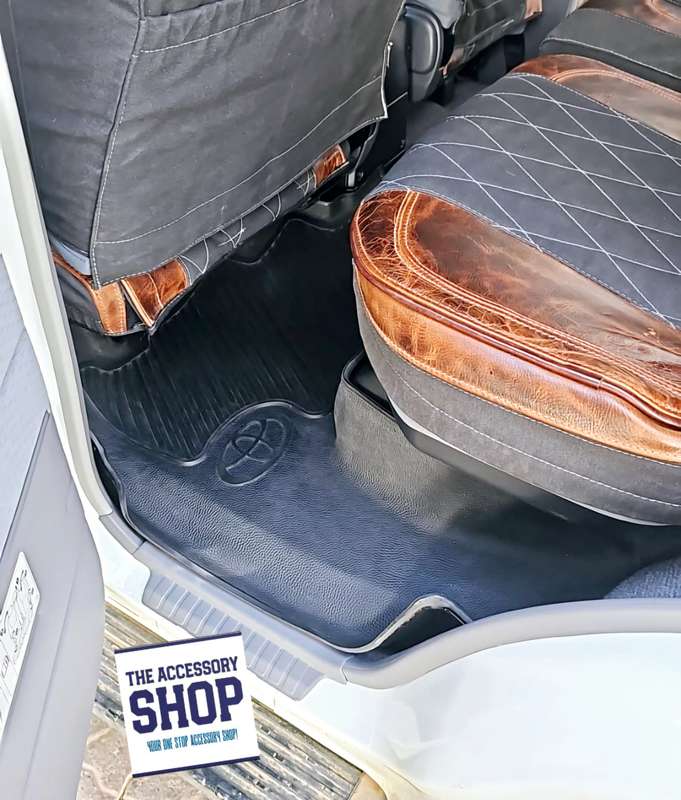 Toyota Landcruiser 76 series station wagon heavy Duty moulded mats 2024-