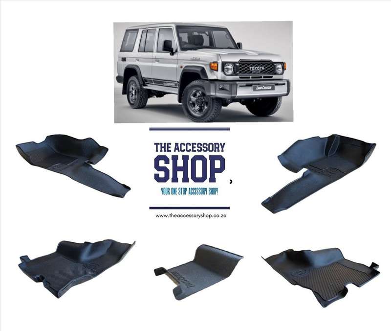 Toyota Landcruiser 76 series station wagon heavy Duty moulded mats 2024-