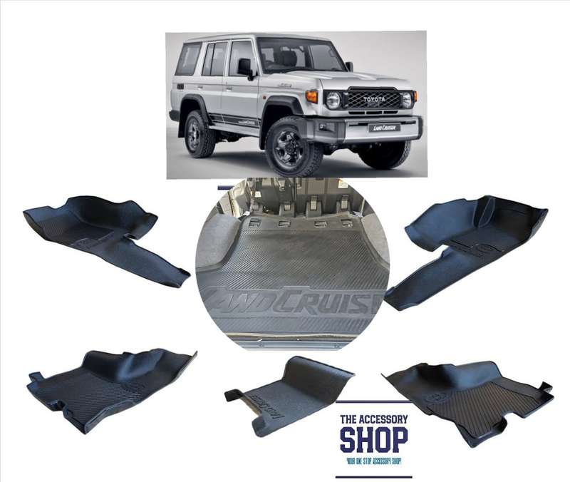 Toyota Landcruiser 76 series station wagon heavy Duty moulded mats 2024-