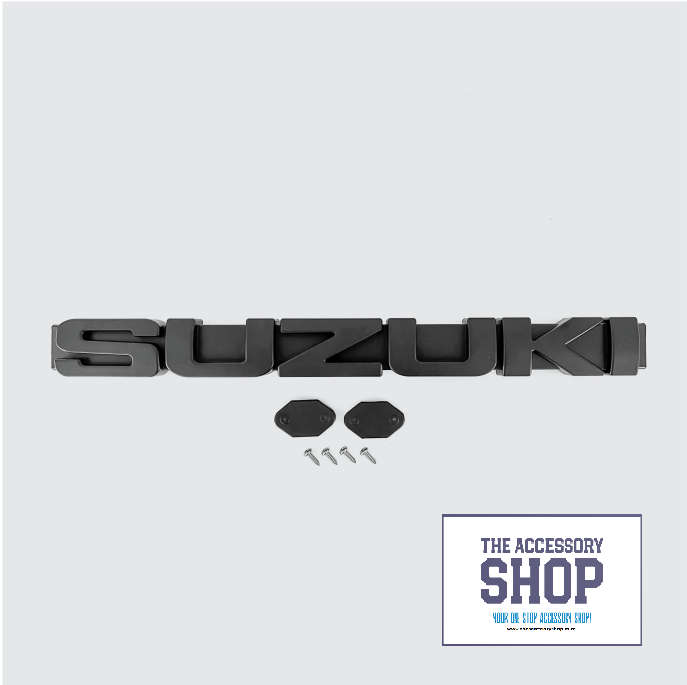 Suzuki Jimny Tactical Badge (Matt Black) With or without Grill