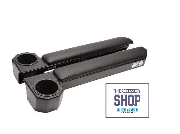Toyota Landcruiser 79 Series Armrest & Cup holder Black (magnetic)