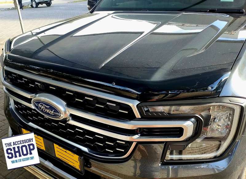 Ford Ranger Next Gen Bonnet Guard Matt or Gloss Black 2023- (incl Everest)