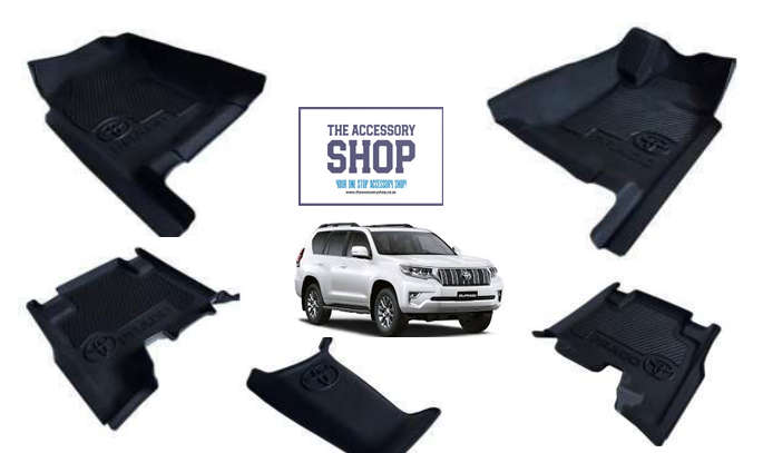 Toyota Prado 150 series Heavy Duty Moulded Mats 2010-2024