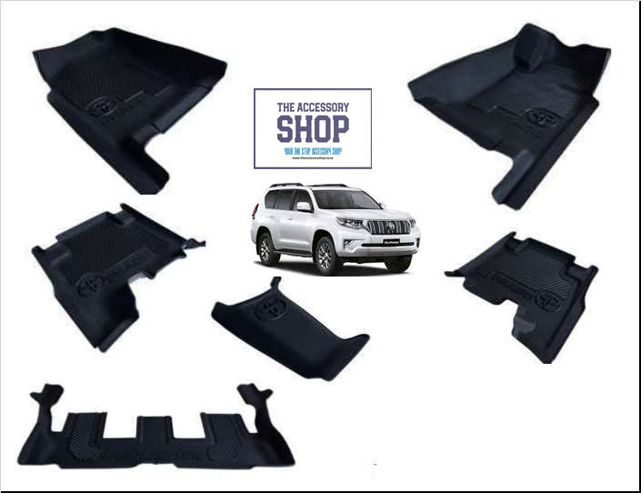 Toyota Prado 150 series Heavy Duty Moulded Mats 2010-2024