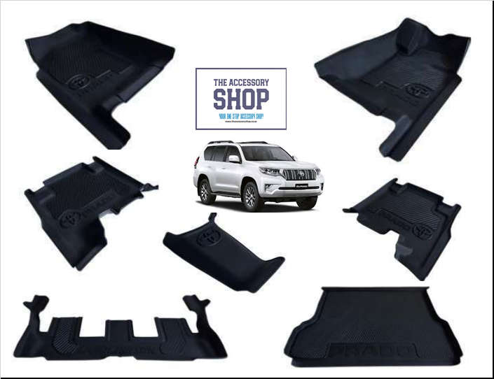Toyota Prado 150 series Heavy Duty Moulded Mats 2010-2024