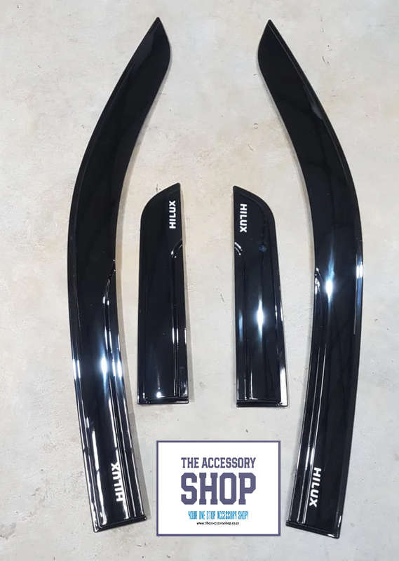 Toyota Hilux Double / Single / Extended Cab Weather Guards / Wind Deflectors 2016+