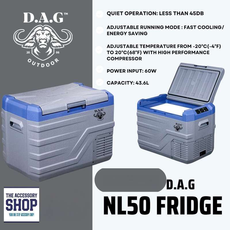 Camping fridge / Freezer, single compartment 50l DAG
