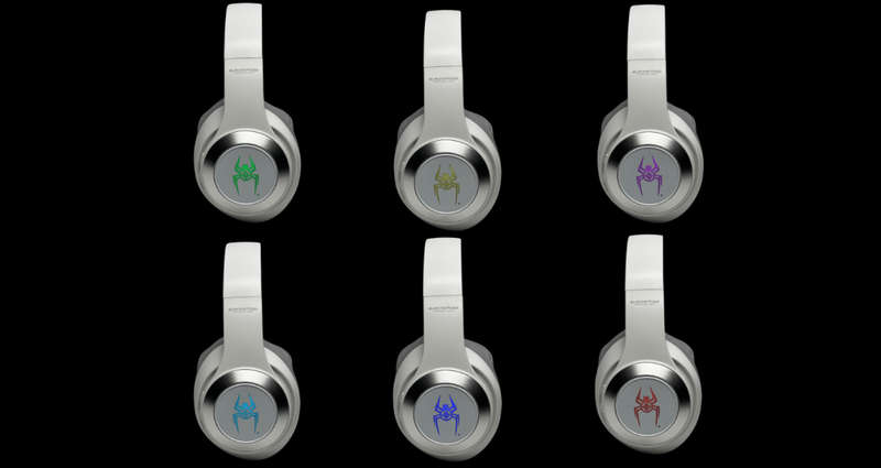 Headphones Blackspider BSH10 Bluetooth with RGB Lighting