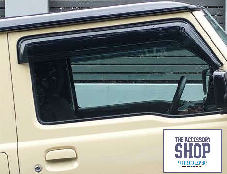 Suzuki Jimny 5 door Wind deflectors Gen 4 Gloss black