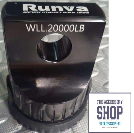 Runva Thimble Black - 2000lbs