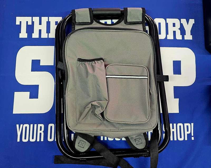 Camping Stool Chair 3 in 1 Cooler, Backpack and Stool (Grey in Colour)