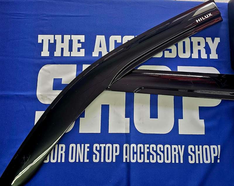 Toyota Hilux Double / Single / Extended Cab Weather Guards / Wind Deflectors 2016+