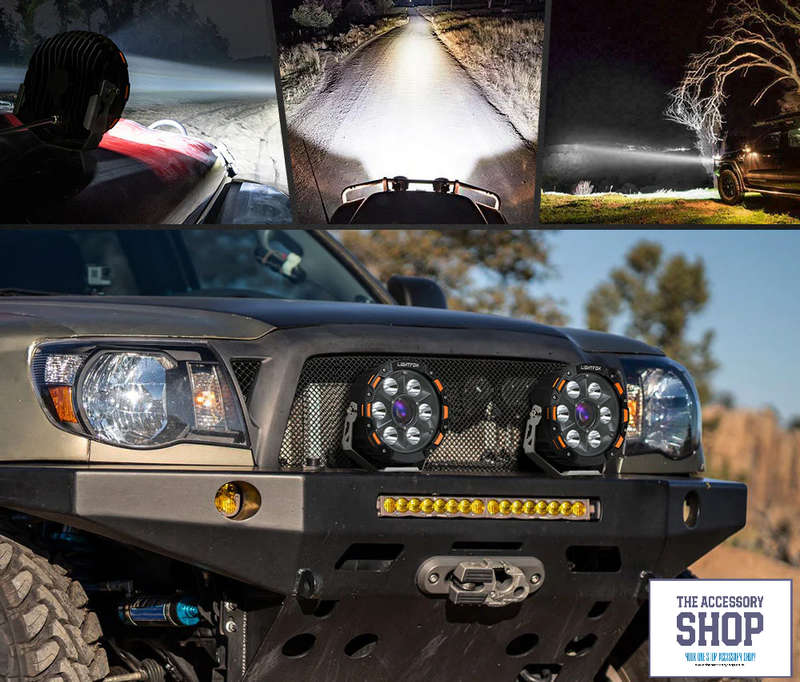 Lightfox 7inch Osram Laser LED Driving Lights 1Lux @ 2,226m
