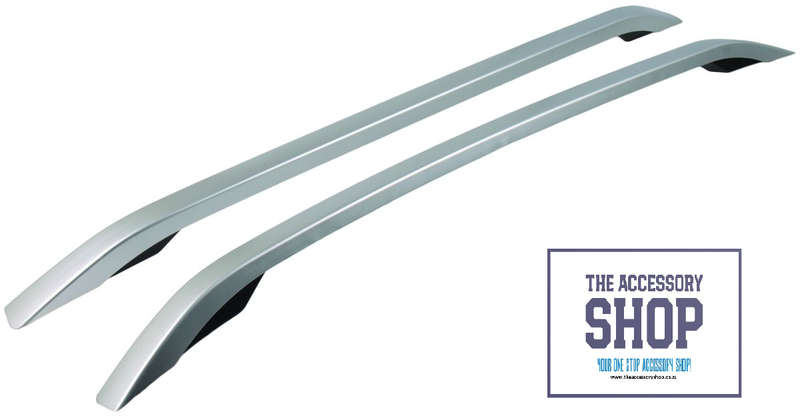 Ford Ranger Next Gen Silver Roof rails (Bolt-on) - Double Cab 2023-