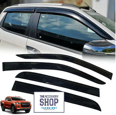 Isuzu D max Gen 7 Double Cab Weather Guards / Wind Deflectors 2022-