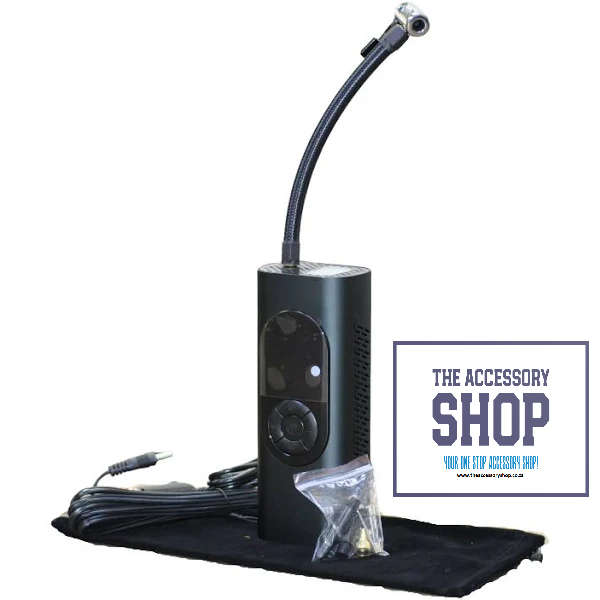 Air Compressor, wireless Handheld, light and power bank