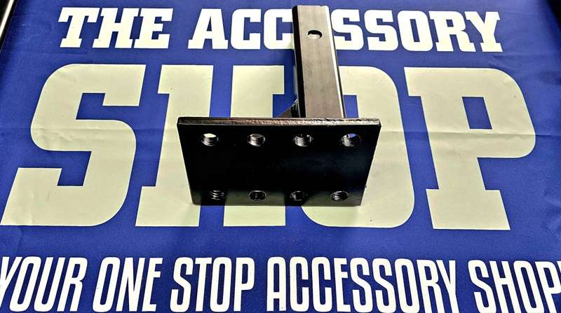 Tow Ball Detachable Drop Plate 8 hole with 50mm neck, Ball, Pin and Bolts