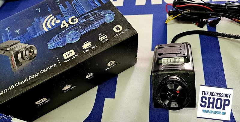 Dash Camera dual view with 4g live video tracking and GPS and WIFI Auto Vision