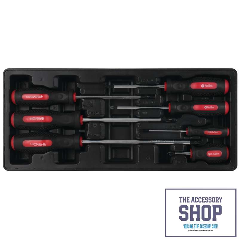 Tool Kit in 6-Drawer, 4-Wheel Trolley 174-Piece