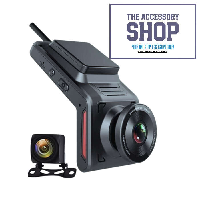 Dash Camera dual view with 4g live video tracking and GPS and WIFI Auto Vision