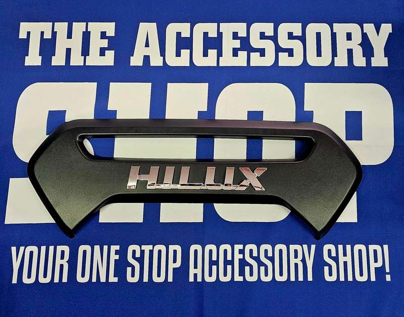Toyota Hilux Tailgate Brake Light Cover with Logo 2016-