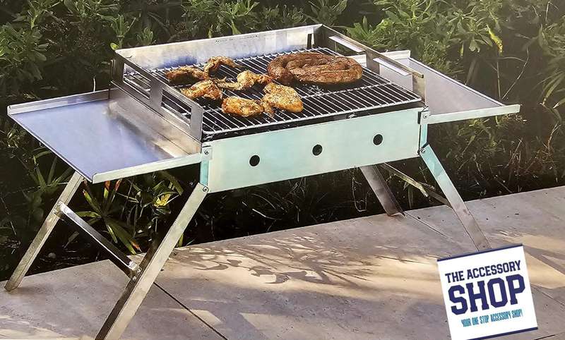 Braai Chef Camper On The Go. Stainless steel, camping braai