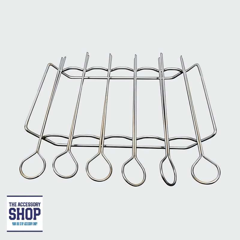 Kebab Grill Set (Chrome) LKs